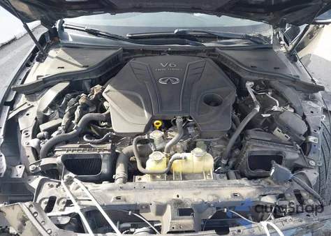 2019 Infiniti Q50 3.0T Luxe from USA, damaged, VIN JN1EV7AR8KM552583